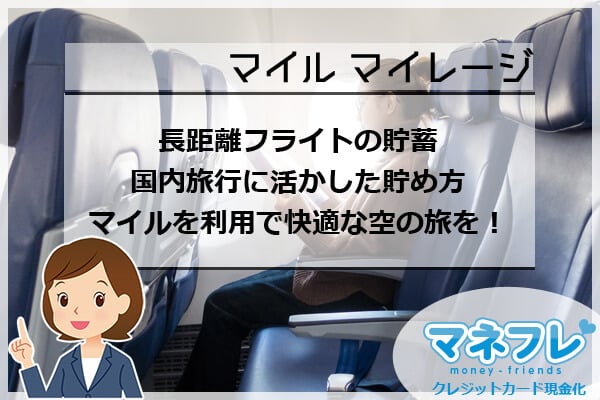 長距離フライトの貯蓄で国内旅行に活かしたマイルの貯め方