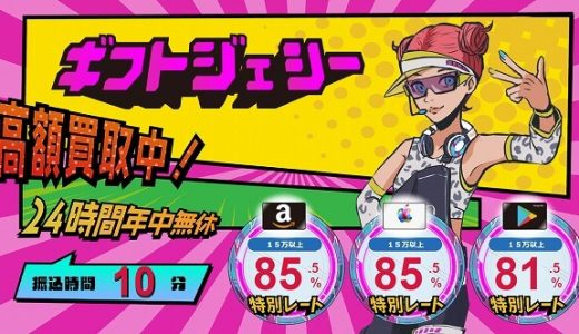 ギフトジェシーの超高額買取と爆速振込でスピード入金は実感できる